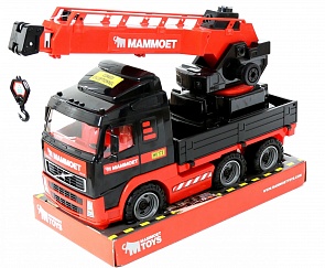 Автомобиль-кран Mammoet Volvo 203-03, с поворотной платформой (Полесье, п-57099)